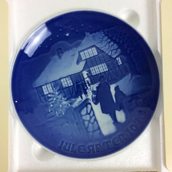 Bing & Grondahl 1973 Jule After Porcelain Plate Country Christmas Denmark Ltd Ed - Picture 3 of 5